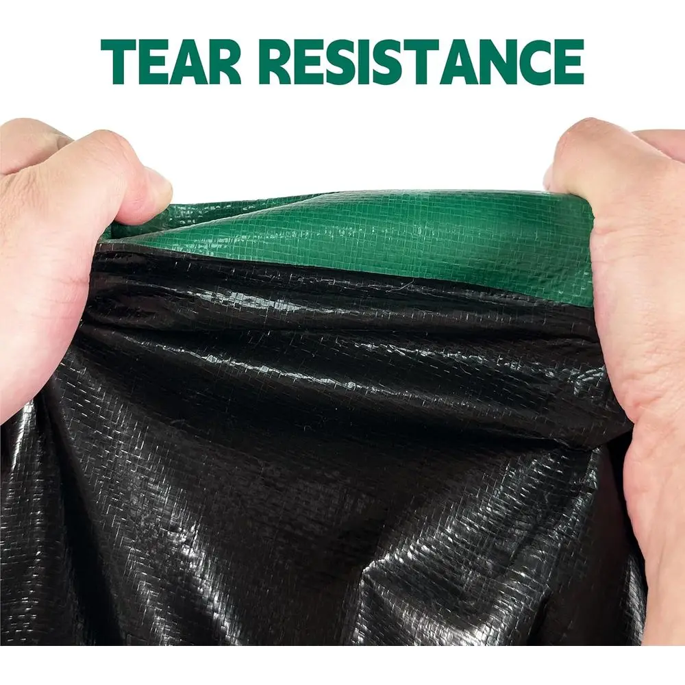 Heavy-Duty Waterproof 10 Mil UV-Resistant Tarps, 15x25ft, with Reinforced Edges and Grommets, Ideal for Camping, Pools, Car Cove