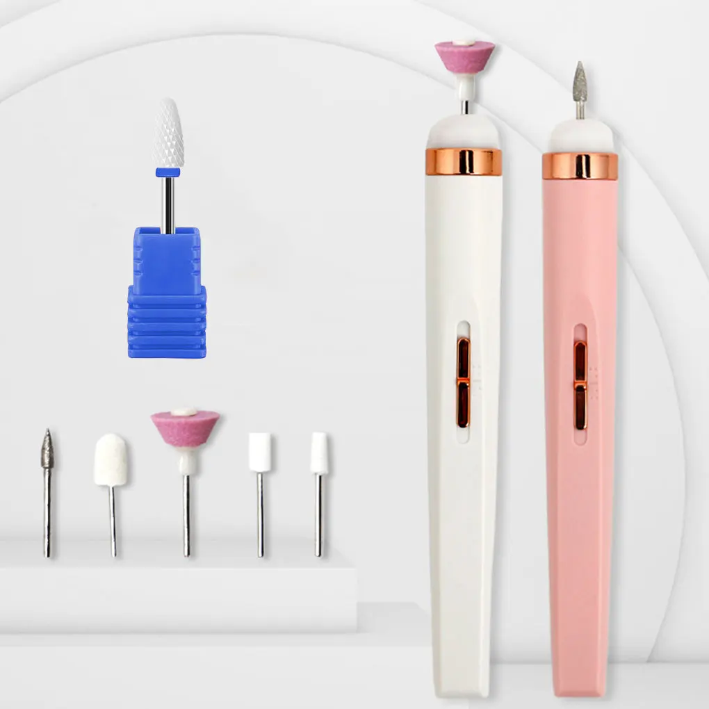 Nail Drill Machine High-Speed Low Noise Pedicure Drills Set Mini Nails File Multipurpose Manicure Pen Equipment Tools