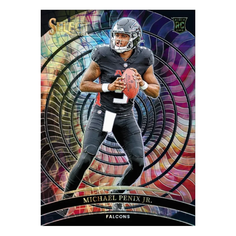 Panini 2024 Nfl Select Color Wheel Black Prizms Rugby Star Jayden Daniels Drake Maye Rome Odunze Diy Trading Card Gift Collect - Image 4