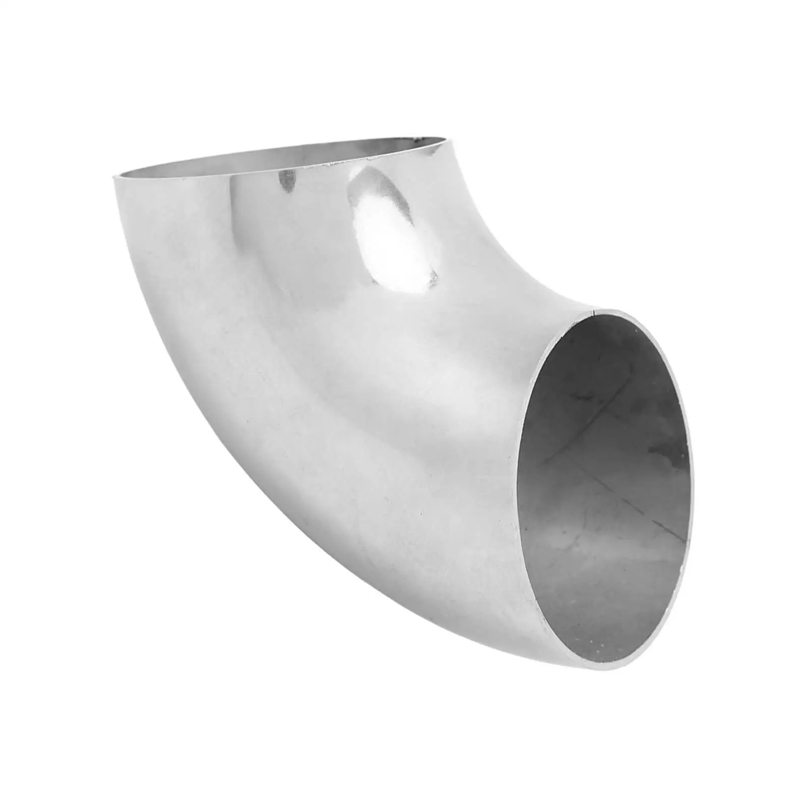 63mm OD 90° Mandrel Bend Exhaust Elbow  for sanitary Connections - Durable, High-Quality Design