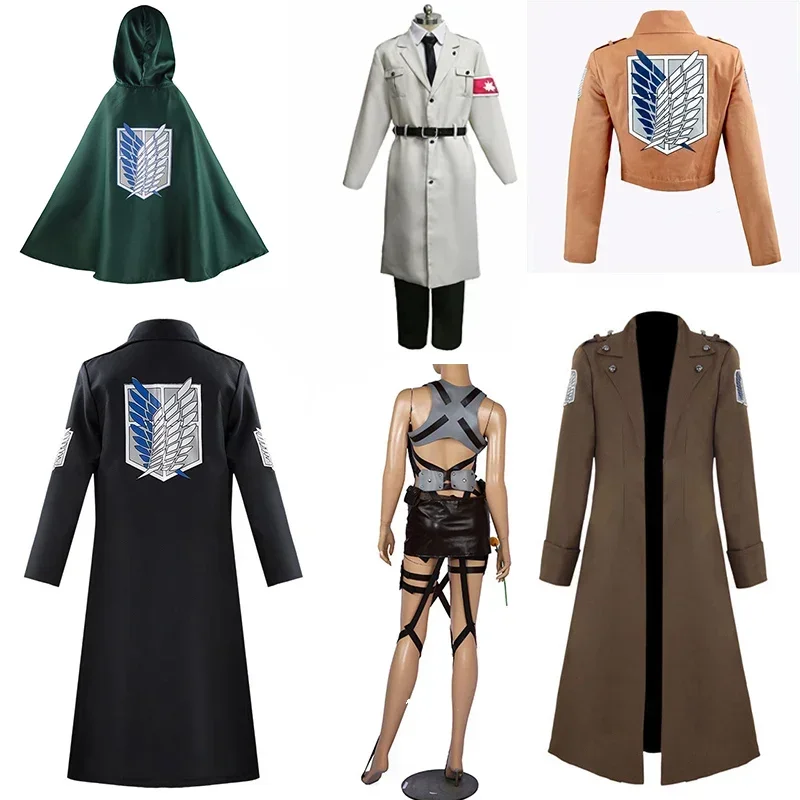 

Anime Levi Ackery Mikala ackeri cosplay costume Eren outfitoutfits Hange Zoe cosplay costume Attack on Titan