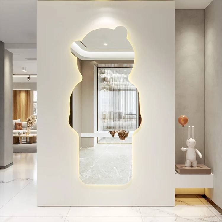 Custom Sublimation Irregular Wall Floor Mirror Personalized Full Length Body Mirror Set High End Decor For Bedroom Home