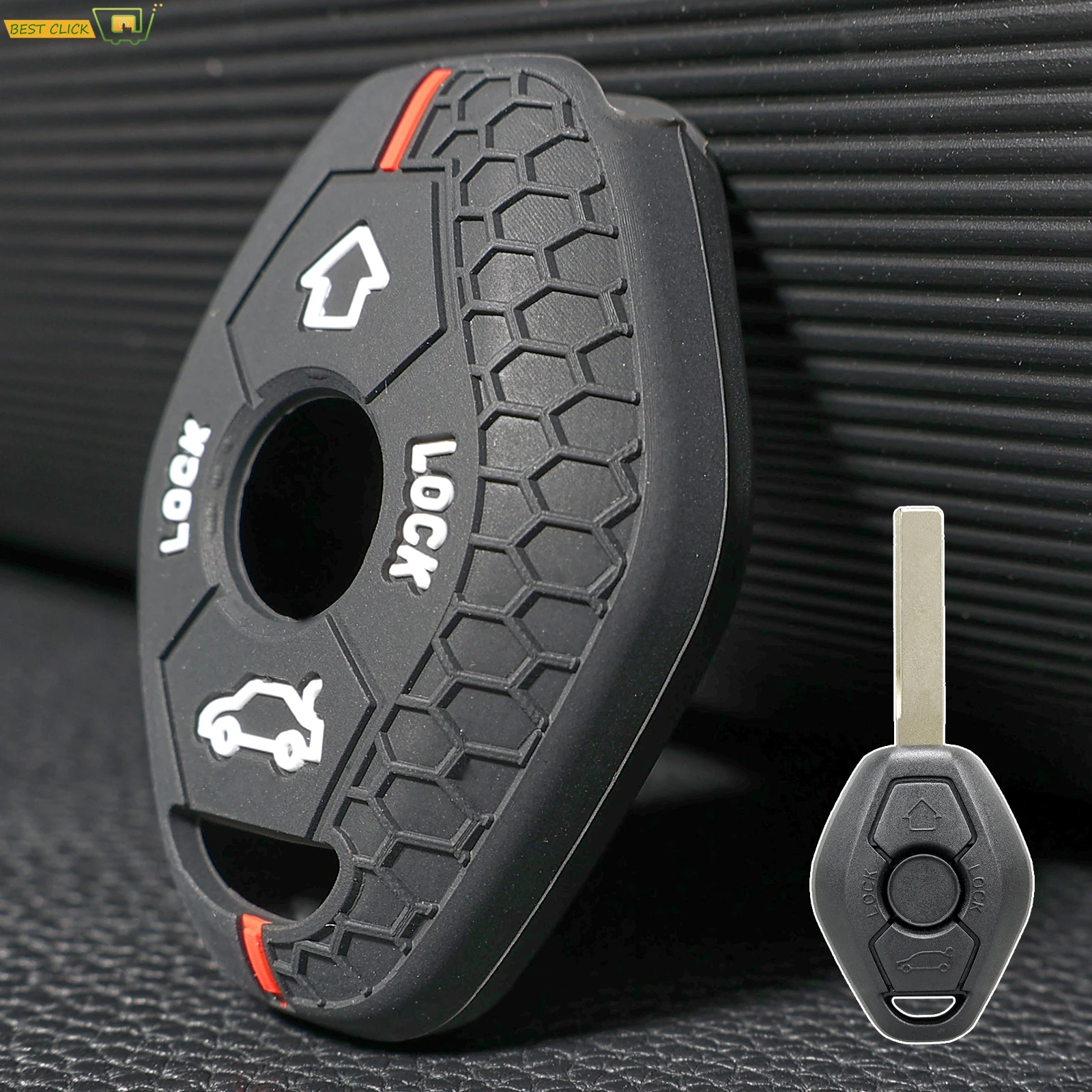 

Remote Smart Car Key Fob Case Cover Shell Holder Protect For BMW 1 3 5 6 7 Series E66 E90 E91 E92 E93 Coupe E46 X3 E83 X5 E53 Z4