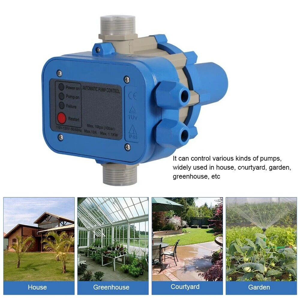 Automatic Pump Control Of Water Pump  Garden Centrifugal Pump Sewage Water Pump Control Pressure Switch 220V 1.1KW