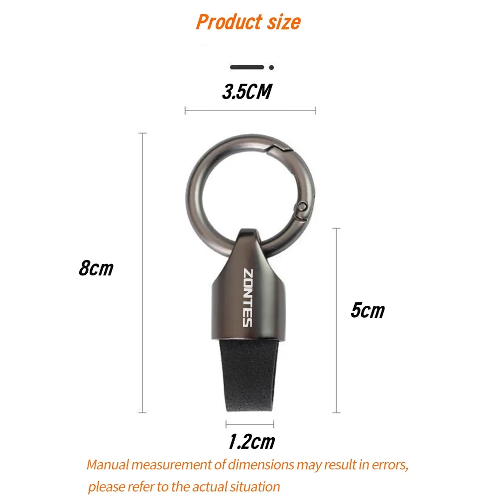 For Zontes T2 350 350E ZT125U ZT 125 U ZT 310R 310X G1 125 Zt125 G1 Keychain Keyring Key Chain Metal Motorcycle Accessories gift