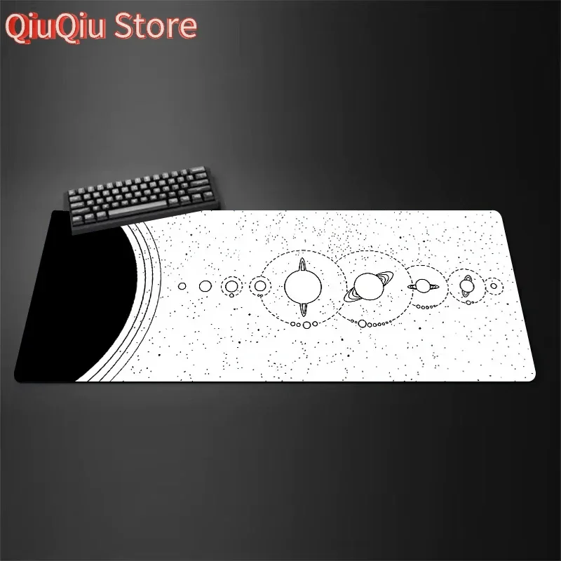 

Mouse Pad Gamer Black Line Texture HD New XL Keyboard Pad Mouse Pad MousePad Black Texture Laptop Rug Anti-Slip Soft Desk Mat