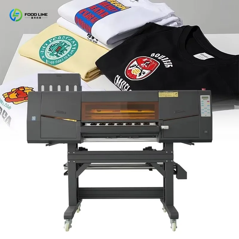 Customized Factory Price DTF Printer 60cm 2/4 I3200 Printheads Heat Transfer Film Printing Machine New Condition 1 Year Pigment