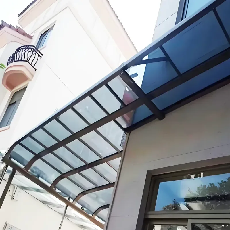 CE Certification Starshine the Clear Advantage Transparent Polycarbonate Sheet Custom Awning for Natural Light