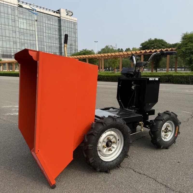 Electric 4x4 mini and crawler dump trucks with construction and farm tracks