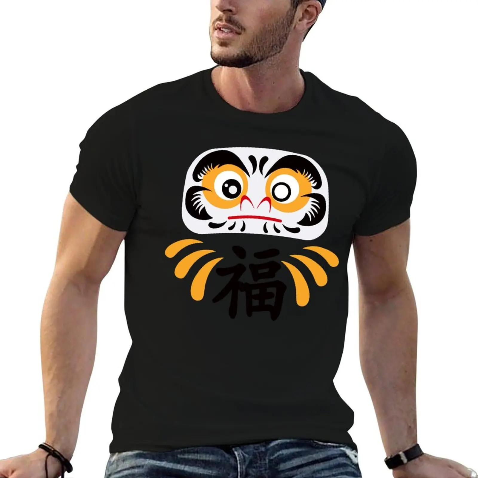 

100% shirts man shirt for t man T-Shirt cotton Daruma t shirt Doll t plain