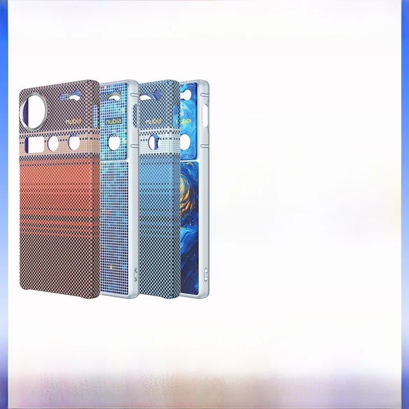 Nubia Z70Ultra الأصلي حالة وقائية بسيطة مريحة غطاء كامل حالة الهاتف المحمول Cus موضوع تصميم ible مع 5G