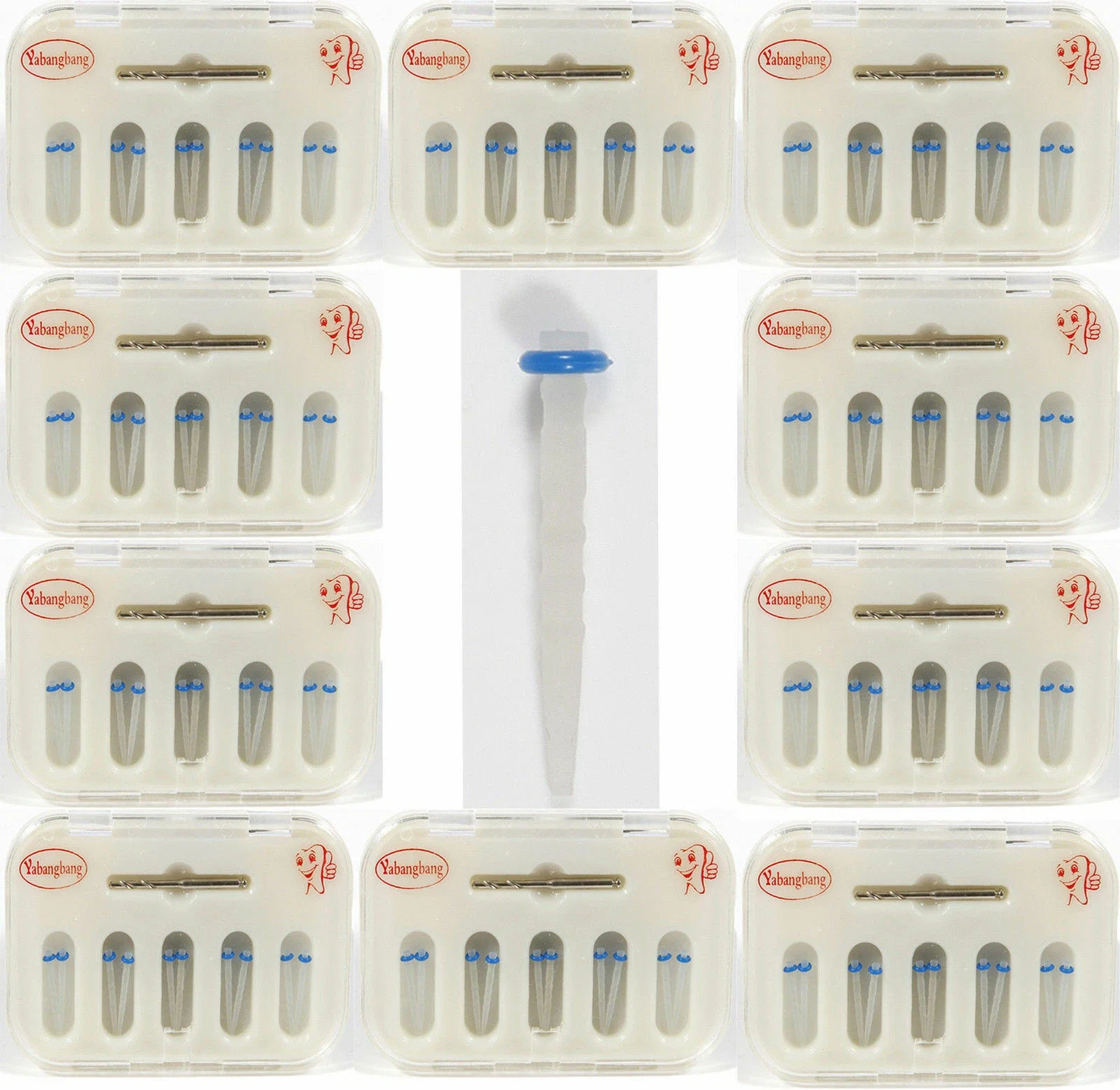 1 Box/10PCS Dental Fiber Post Resin Post Screw Thread Quartz & Drill Kit 1.2 1.4 1.6 1.8MM