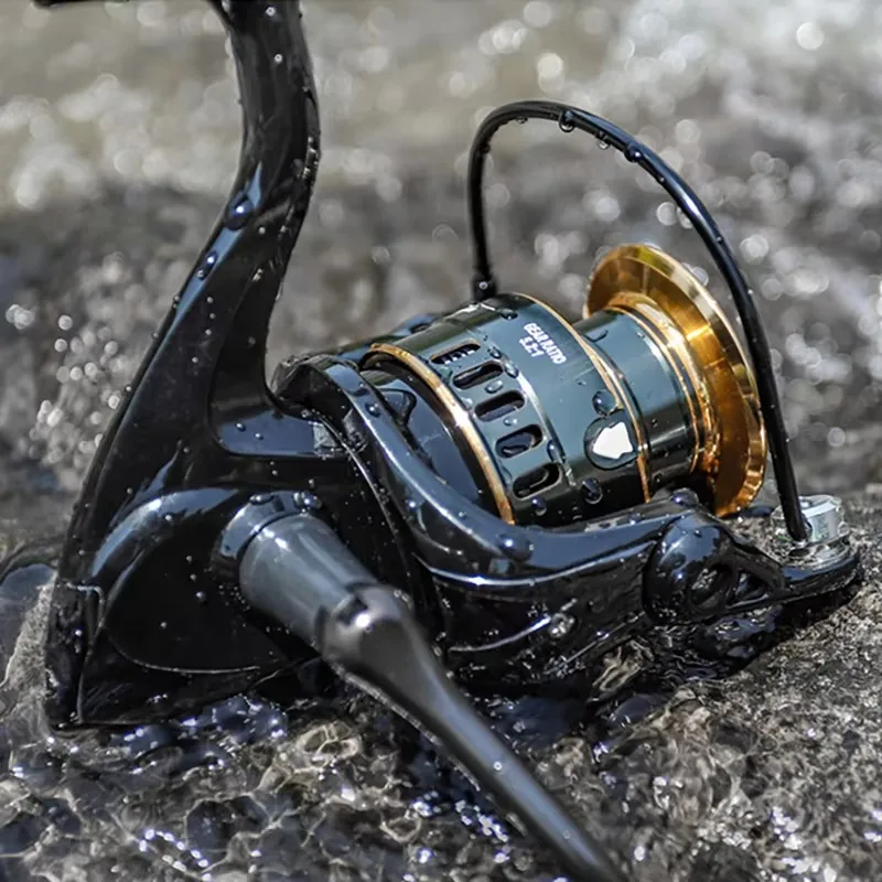 Fishing Reel HE500 800 1000-7000 Spool 10KG Max Drag Saltwater Fresh Carp Fishing Wheel Spinning Reel Sea Fishing Reels