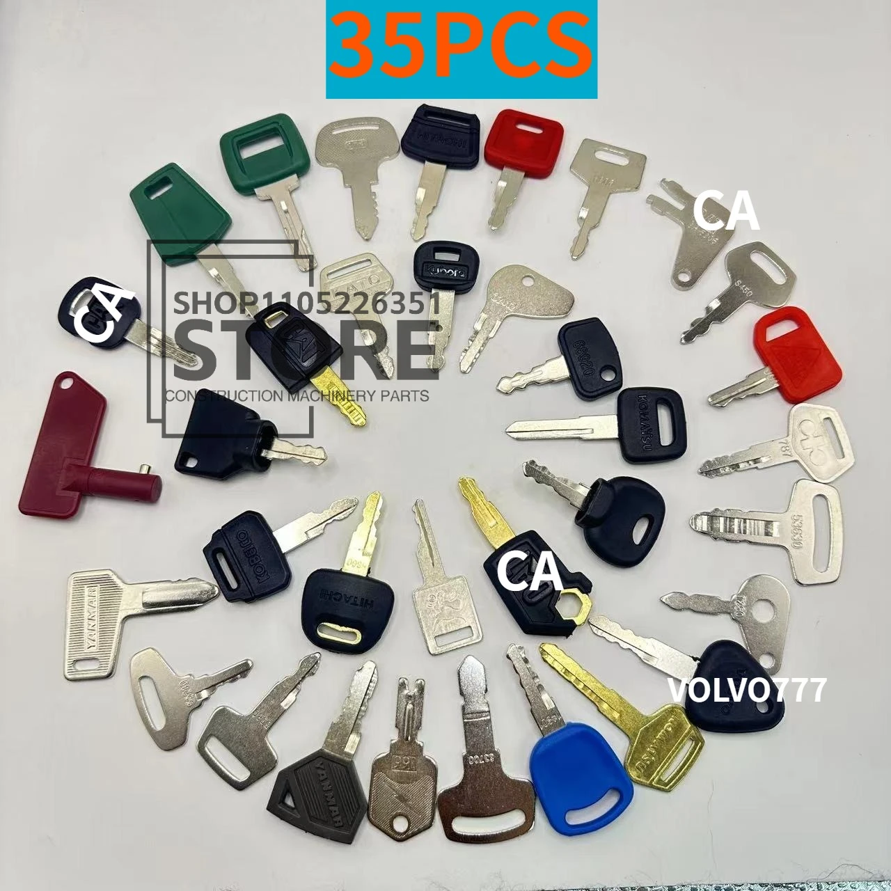 60/42/35/13/10PCS Master Ignit - Heavy Equipment Keys Master Set ulasan dan harga