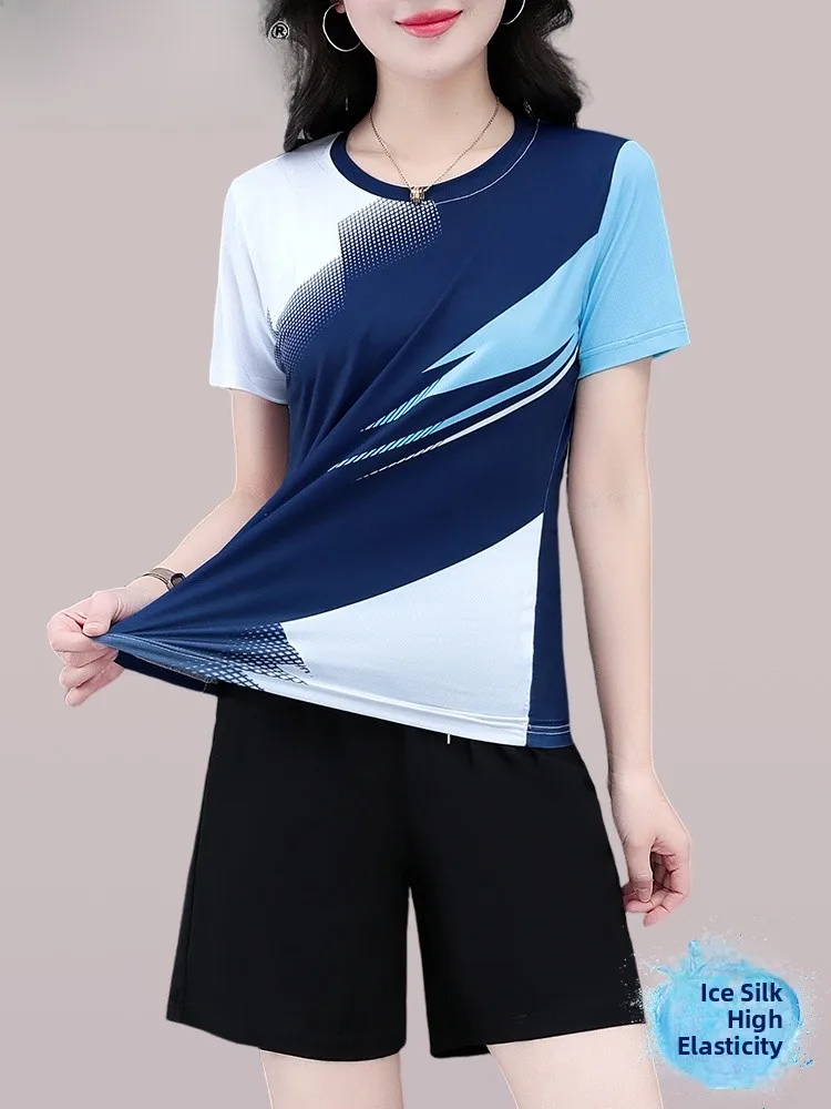 

Женский спортивный комплект TUCANO: быстросохнущие шорты и футболка для бега и фитнеса, летняя коллекция 2026, новинка, полиэстер