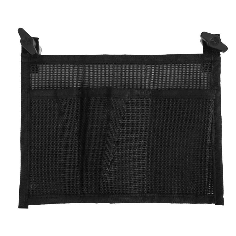 Fishing Boats Tackle Side Organizers Marine Boats Gear Storage Kayak Canoes Mesh Storage Bag with 3 Pocket Mesh Pouches