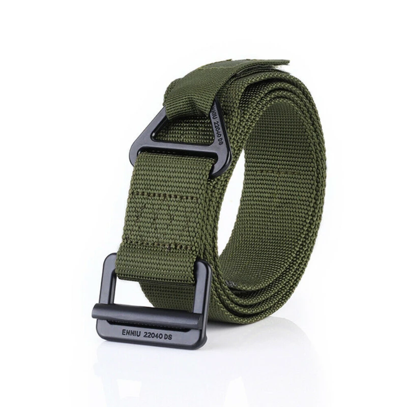 Hot Selling New Trend Men\'s Belt Simple and Fashionable Canvas Outdoor Tactical Climbing Teenage Men\'s Belt Versatile Decoration