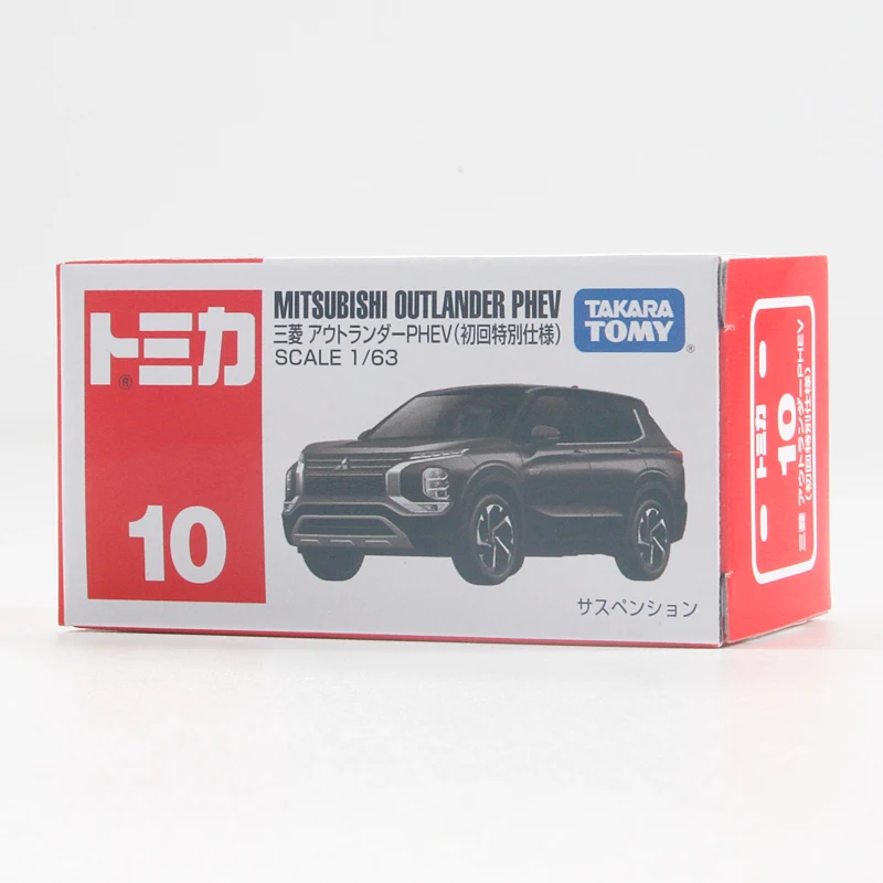 Takara Tomy Tomica Mitsubishi Outlander (first Press Special Sample) Scale 1/63 Miniature Die-cast Alloy Car Model Children Toy