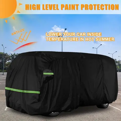 For 1950-1992 VW BUS T1 T2 T3 Camper Van Washable UV Resistant Waterproof Sunshade Breathable Full Car Full Body Cover Outdoor