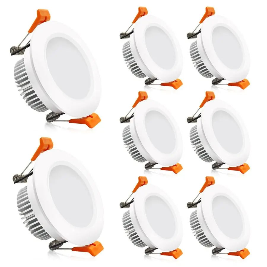 

Inch LED Downlight, Recessed Lighting Dimmable Ceiling Light, 3W, 5500K Daylight White, CRI80 with LED Driver35W Halogen Equival