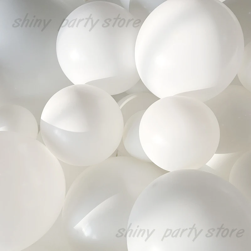 

Matte Pure White Balloon Big Latex Balloon Decoration for Birthday Wedding Party Decor Pink Blue Balloon Baby Shower Supplies