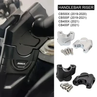 Para Honda CB500X CB 500 X CB500F CB400X CB400F 2021 elevador de manillar de arrastre abrazadera de barra adaptador extensible accesorios de motocicleta