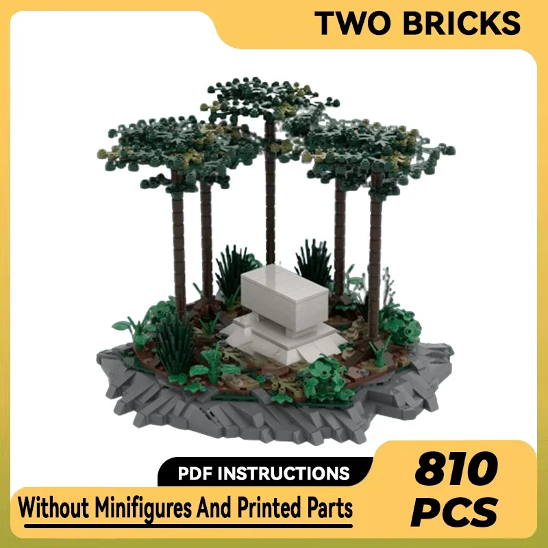 Moc Building Bricks Set para o Natal, White Tomb Technology, Blocos Modulares, Montagem DIY, Modelo Escola Mágica, Filmes Populares, Toy Gift