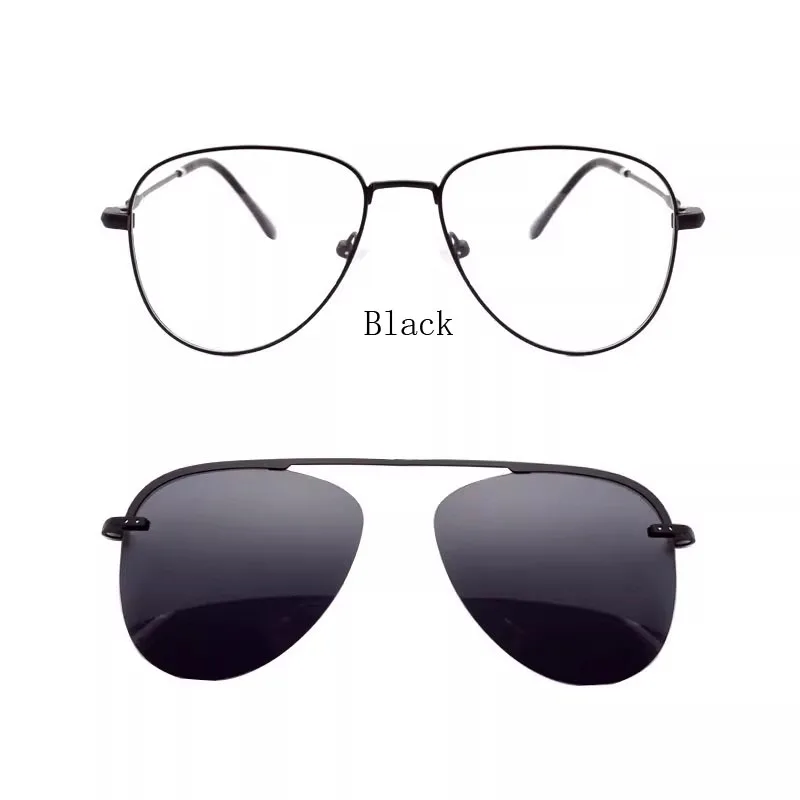 

Retro Glasses Frame Large Frame For Men Polarizing Magnet Sunglasses Sleeve Mirror Ultra Light Gold Glasses Toad Glasses Style