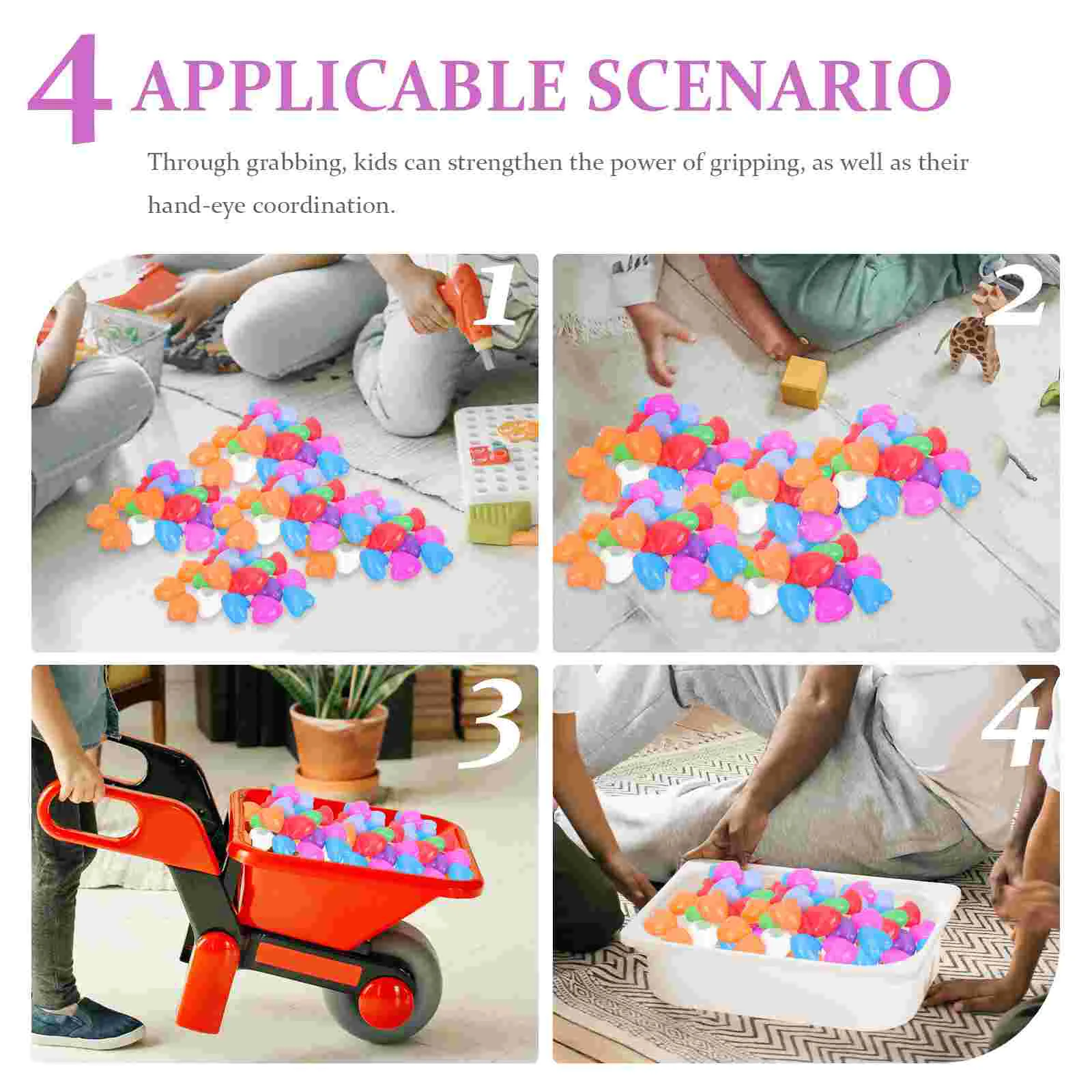 Balls Ball Pit Ocean Plastic Pool Kids Play Star Toy Proof Crush Children Soft Heart Tent Playground Shaped Baby Colorful