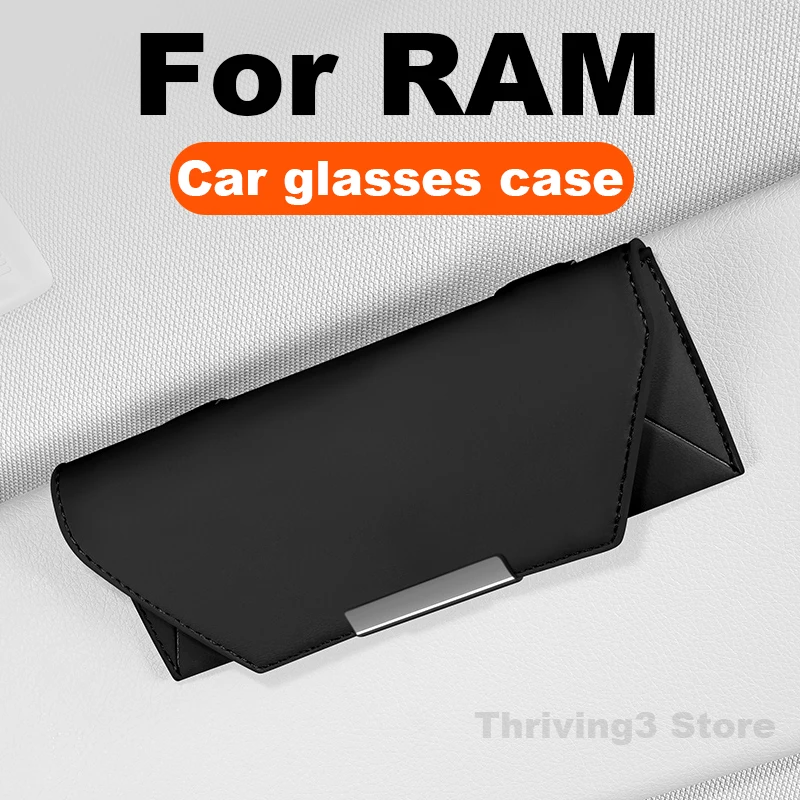 

Car Glasses Case For Ram 1500 Classic Heavy Duty Power Wagon 1500 REV 1500 RHO 1500 TRX 1500 Rebel 2025 Auto Sun Glasses Holder