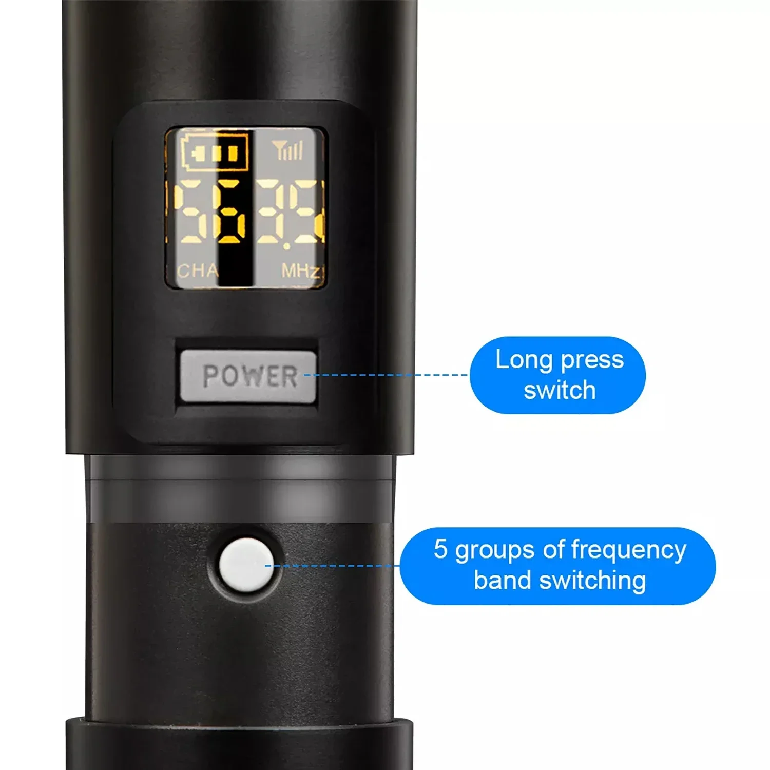 GAW-D2000 4-channel UHF Wireless Microphone Suitable For Stage Performances Churches Speeches Recordings And Other Scenarios.