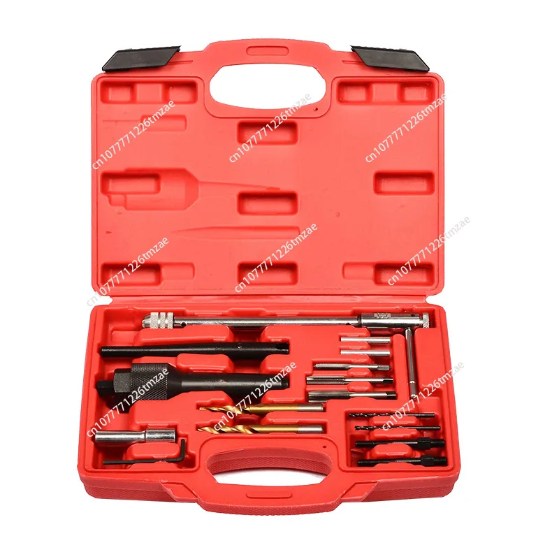 16-Piece diesel preheat plug repair tool, preheat plug removal repair tool, preheat plug, maintenance tool