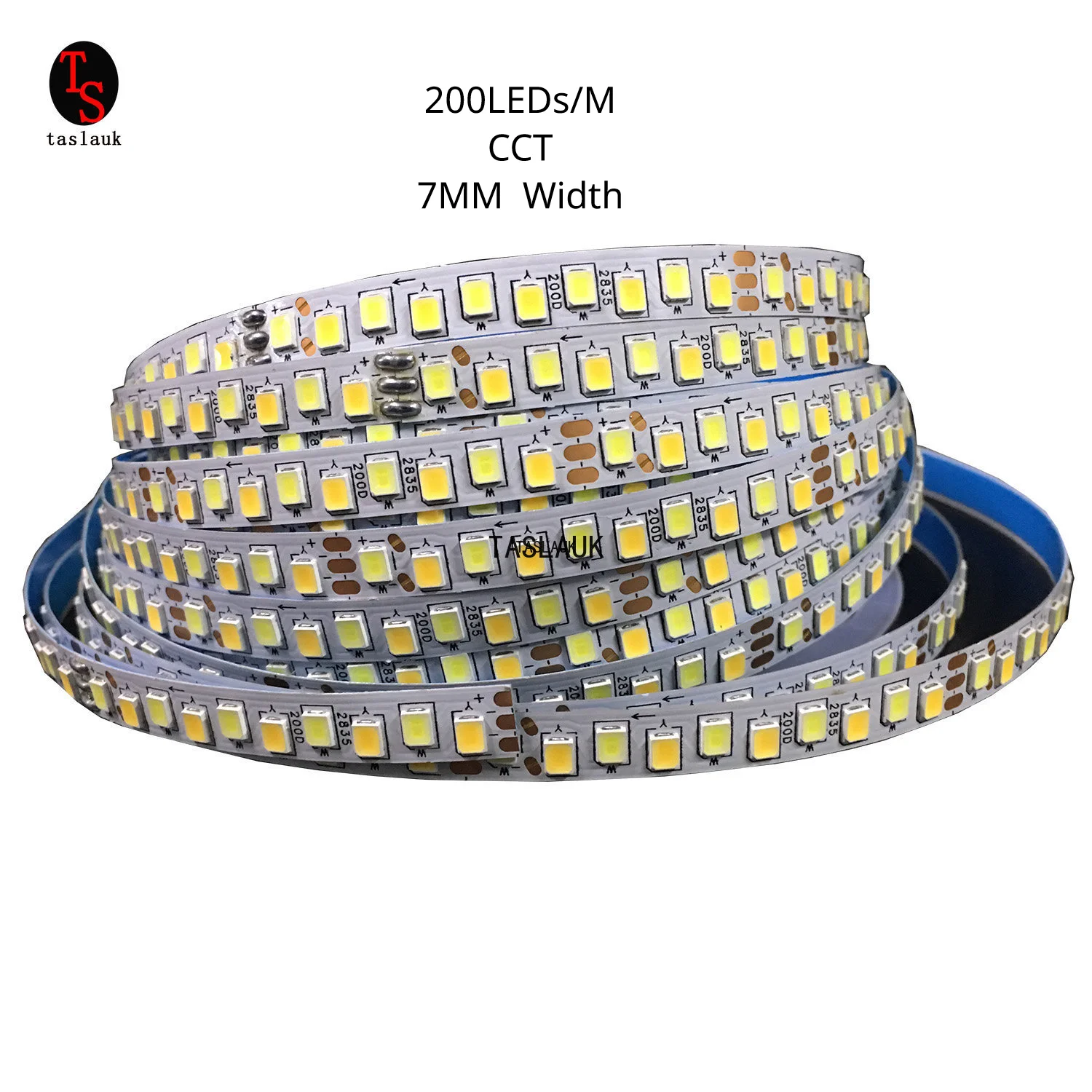 5M LED strip constant current 2835 180leds 200leds 120leds white neutral 4000K CCT for repairing chandeliers ribbon tape lights