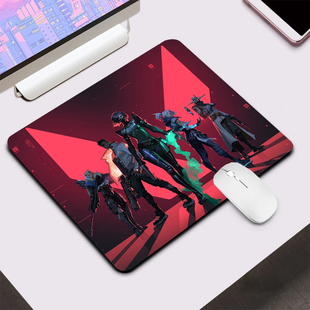 Valorant Small Gaming Mouse Pad Computer Office Mousepad Keyboard Pad Desk Mat PC Gamer Mouse Mat XXL Silicone Laptop Mausepad