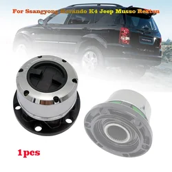 1pcs Manual Free Wheel Hub for Ssangyong Korando K4 Jeep Musso Rexton Manual  Front Wheel Clutch B035 AVM450