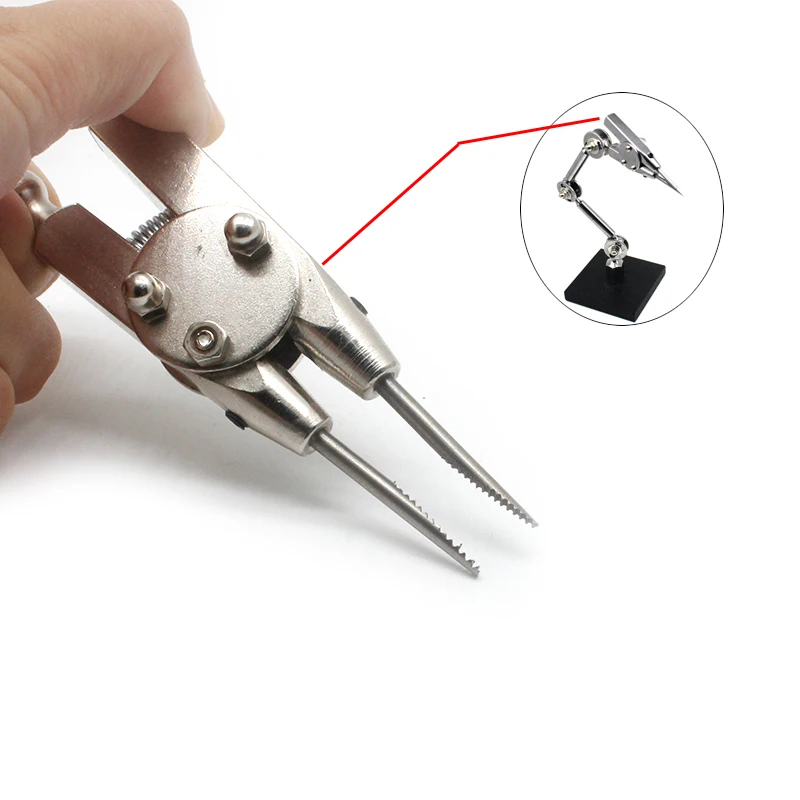 Clip per saldatura di gioielli per morsetto per saldatore di terza mano Accessori per dispositivi saldati in acciaio inossidabile Strumenti per gioielli