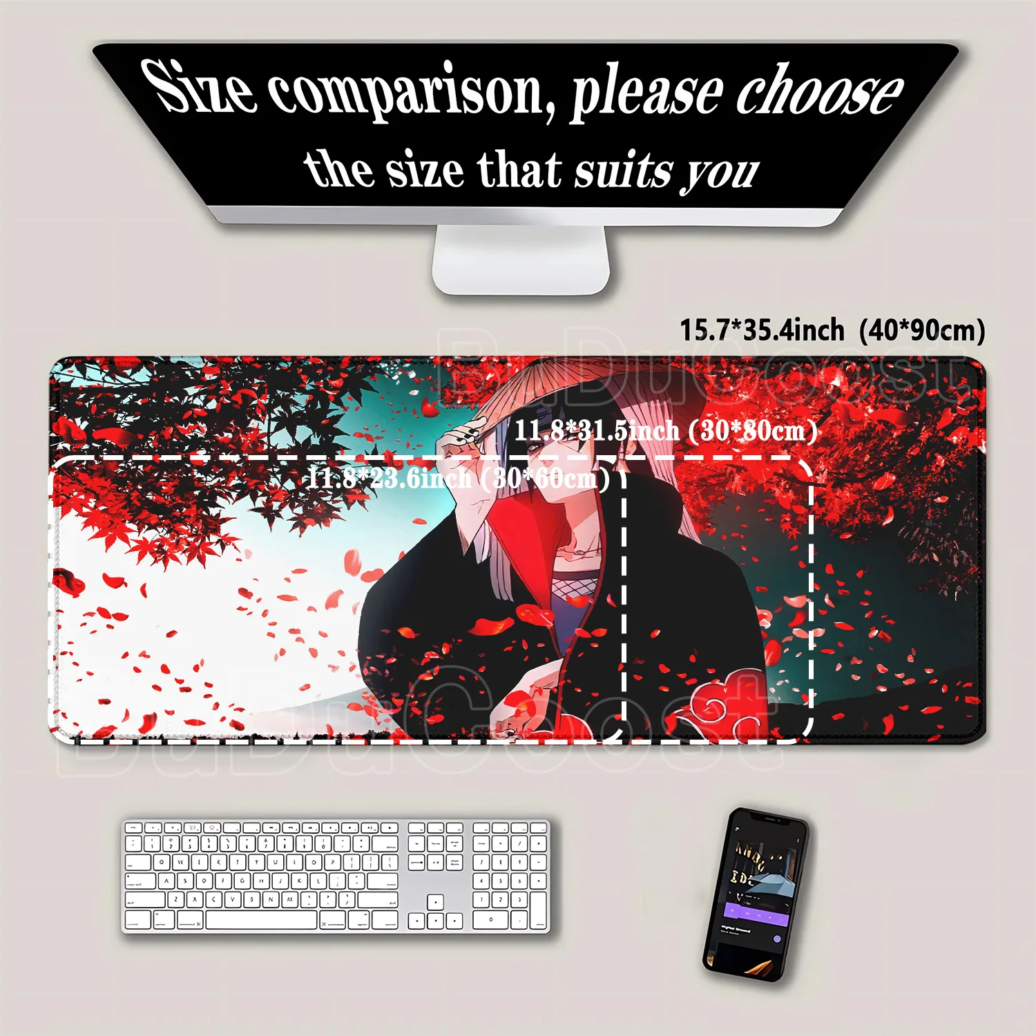 Anime Mouse Pad HD Printing Uc - đánh giá và giá Pc Gaming Naruto