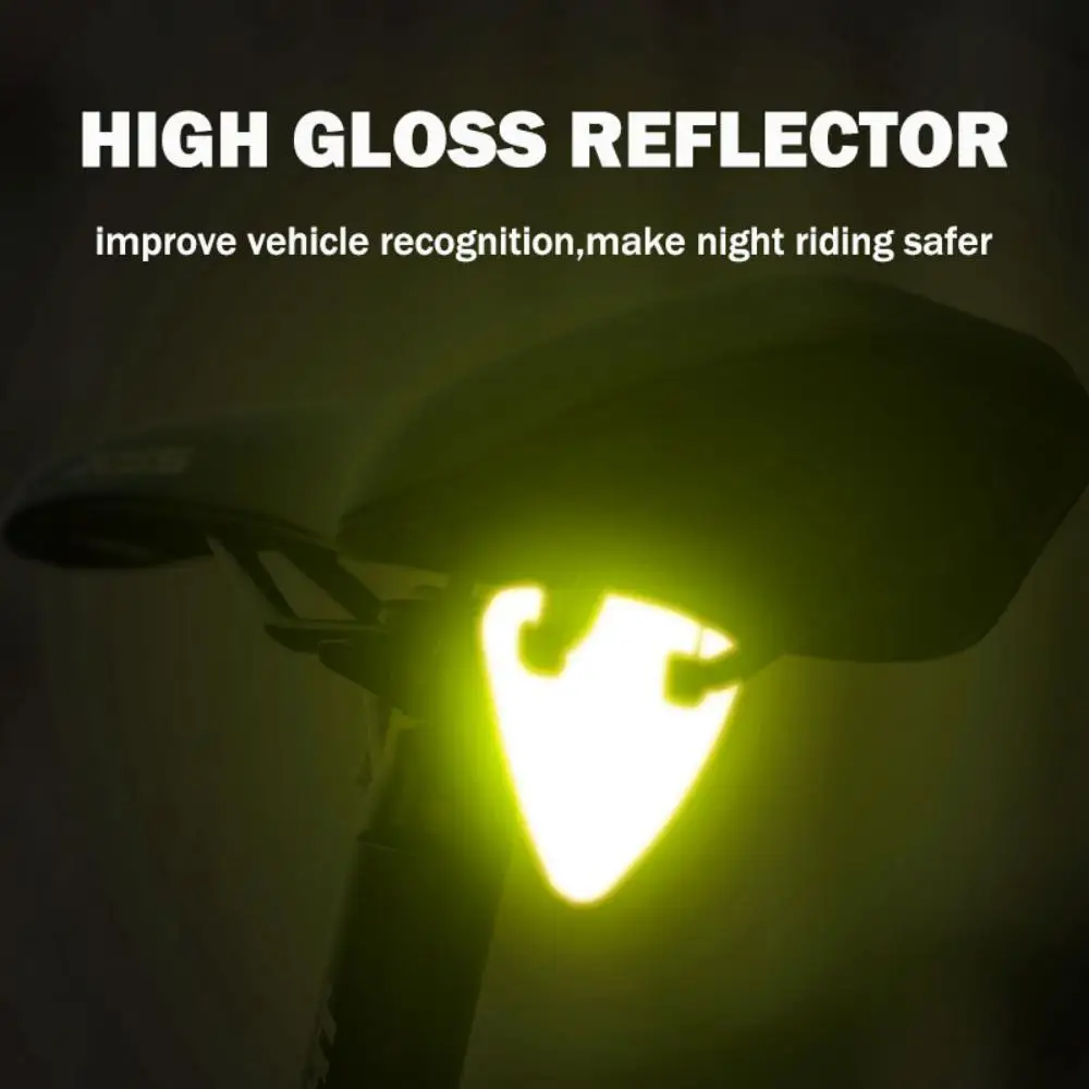 DOMEN Bicycle Reflector Road Bicycle Hanging Reflector Ultralight TPU MTB Reflective Triangle Warning Board Bikes Accessories