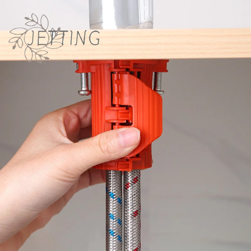 

Hot Washing Basin Base Screw Fasteners Kitchen Faucet Quick Installation Fixing Device Anti Loosening Lock Nut