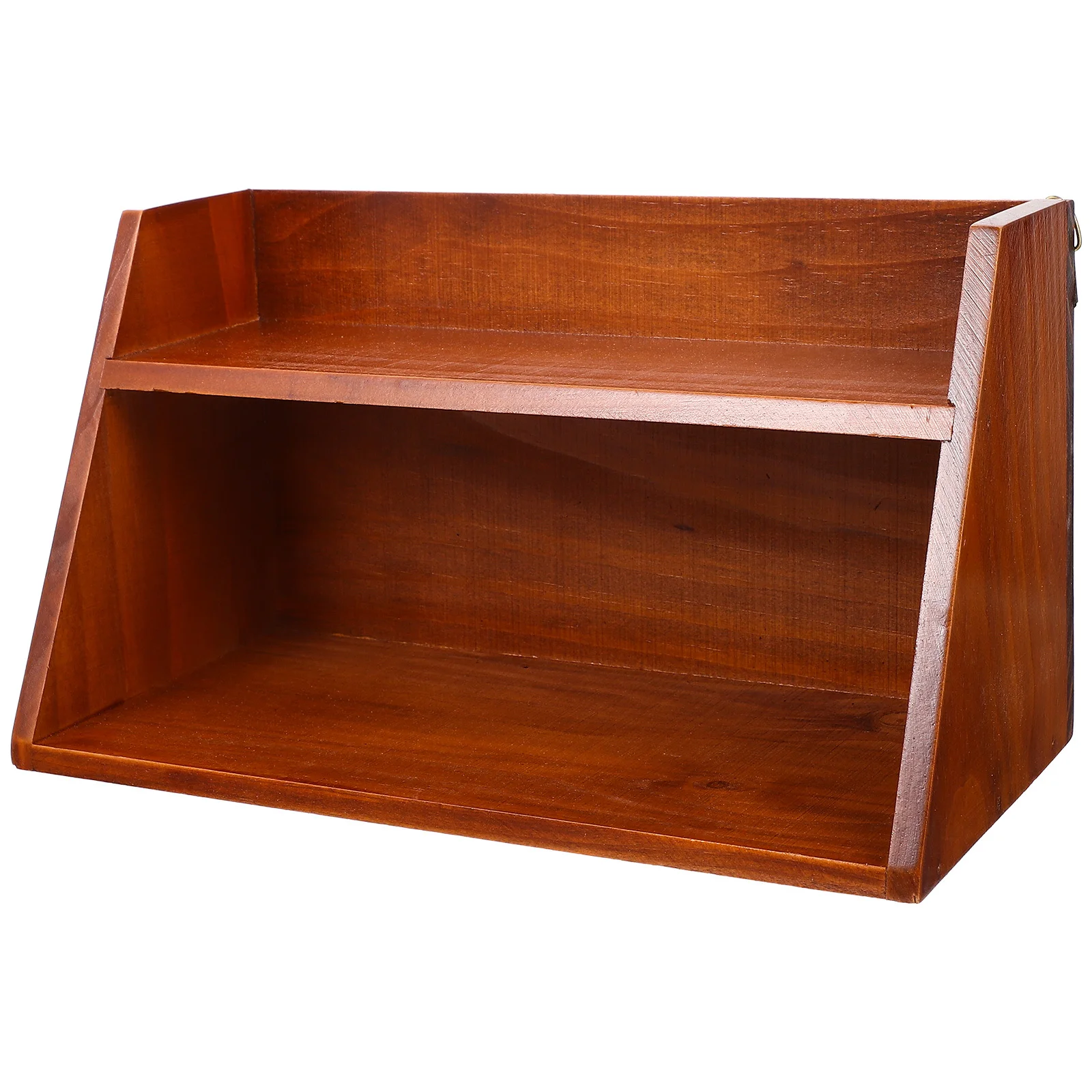 رف تخزين خشبي متعدد الأغراض، استخدام عملي على المدى الطويل، مقصورات متعددة الاستخدامات، رف منظم للعناصر الصغيرة، مكتب منزلي #5