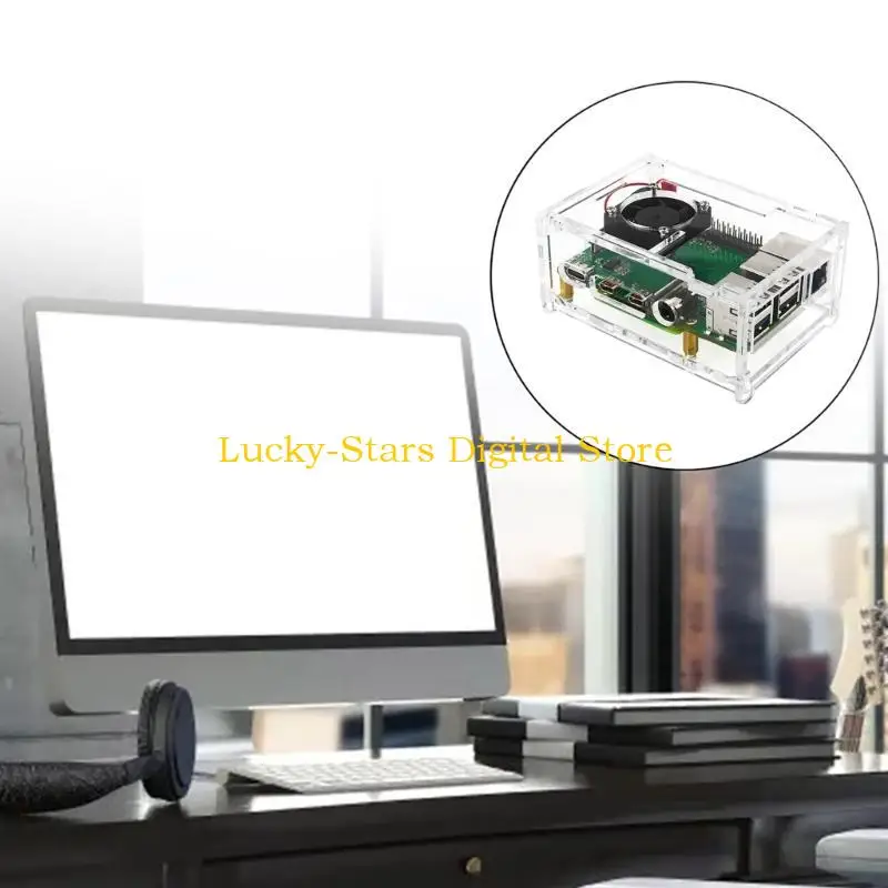 T3EE Forraspberrypi CM4 إلى لوحة توسيع محول PI4B مع RJ45NETWORK منافذ USB واجهات GPIO مروحة التبريد ومجموعة الحالات