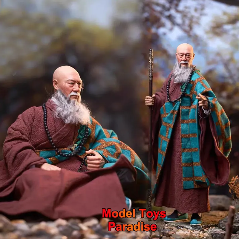 

KLG-R035 1/6 Collectible Toys Yao Guangxiao Ancient Chinese Eminent Monk Men Soldier 12Inches Action Figure Model Fans Gifts