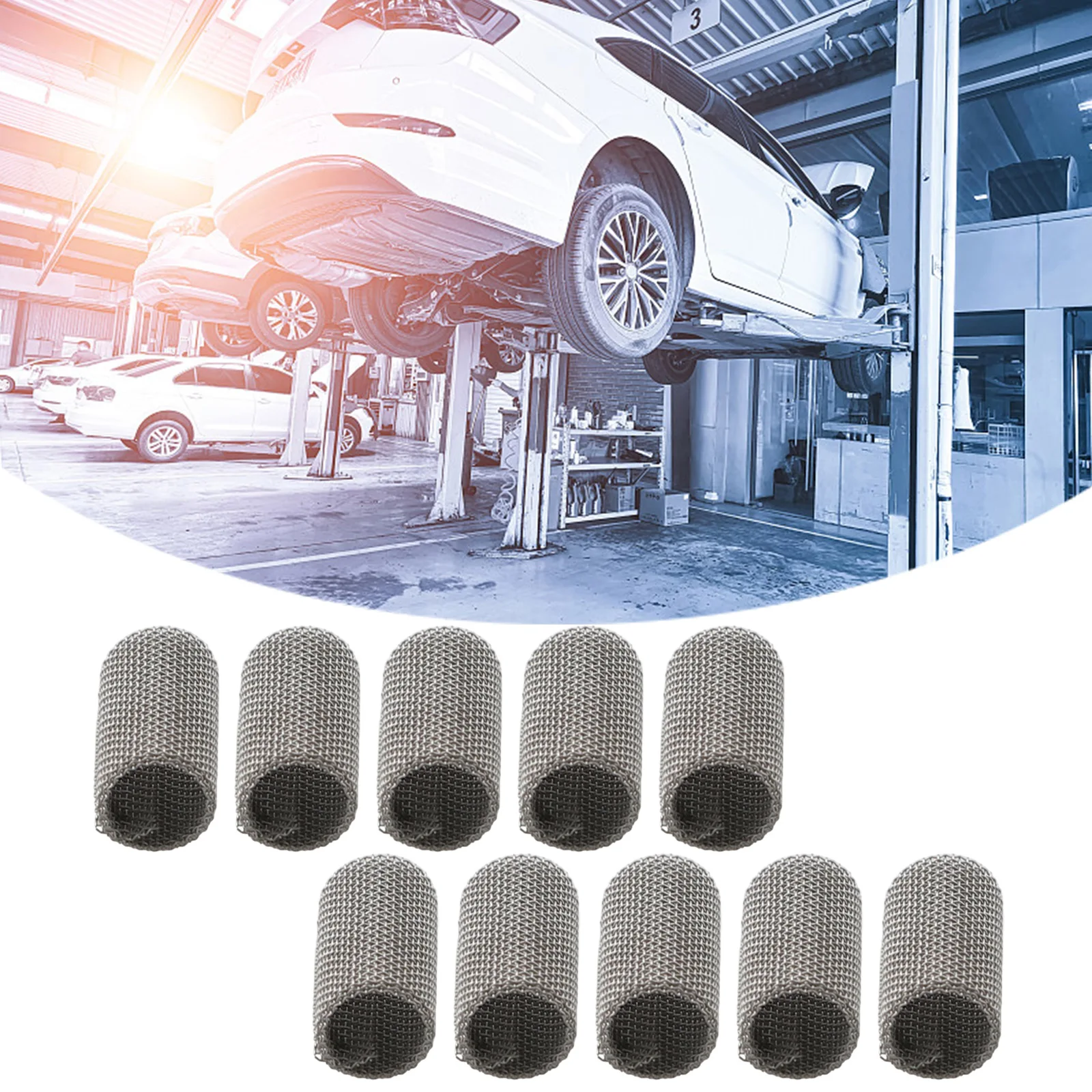 Diesel Heater Maintenance Silver Strainer Screen Set Compact Design Easy Installation Humanized Design For EBERSPACHER Airtronic