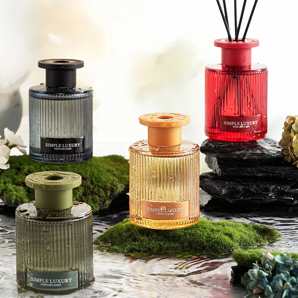 

135ml 5-Star Luxury Reed Diffuser, Continuous Natural Scent, Flameless & Safe, Elegant Home Air Freshener