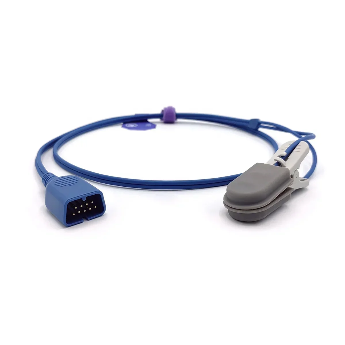 

In Stock New Compatible Nihon Kohden Spo2 Sensor Lingual Veterinary Ear Tongue 9 Pins Connector 3 m