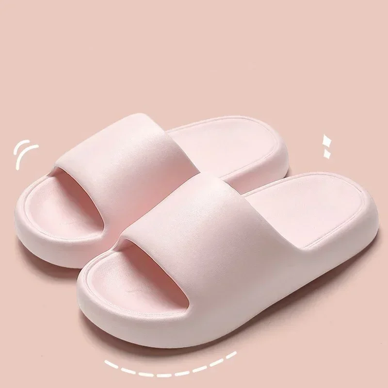 2025 Slippers for Women Eva Feel Like Stepping on Feces Thick Sole Anti Slip Anti Odor Outdoor Wear Home Use Cool Slippers