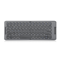 Ultra-thin Foldable Keyboard 65 Keys Universal Portable Foldable Keyboard for Android iOS Windows for Tablet Laptop Mobile Phone