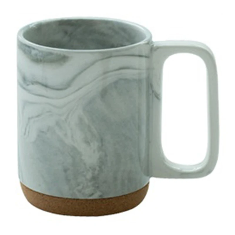 Imagem -05 - Caneca Cerâmica da Porcelana com Base da Cortiça Copo do Horóscopo Punho Grande Água