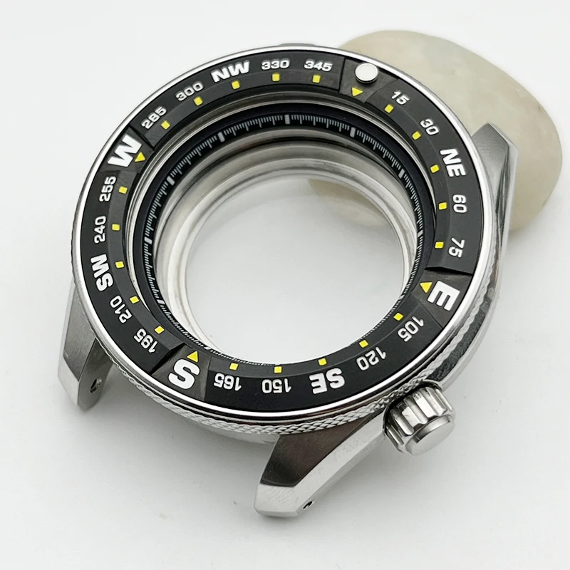 New NH35 Case LX SNR025 SNR027 Fit 5R65 5R66 NH35 NH36 Japan Automatic Movement Fit 28.5mm Dial Sapphire Glass Diving Watch Case