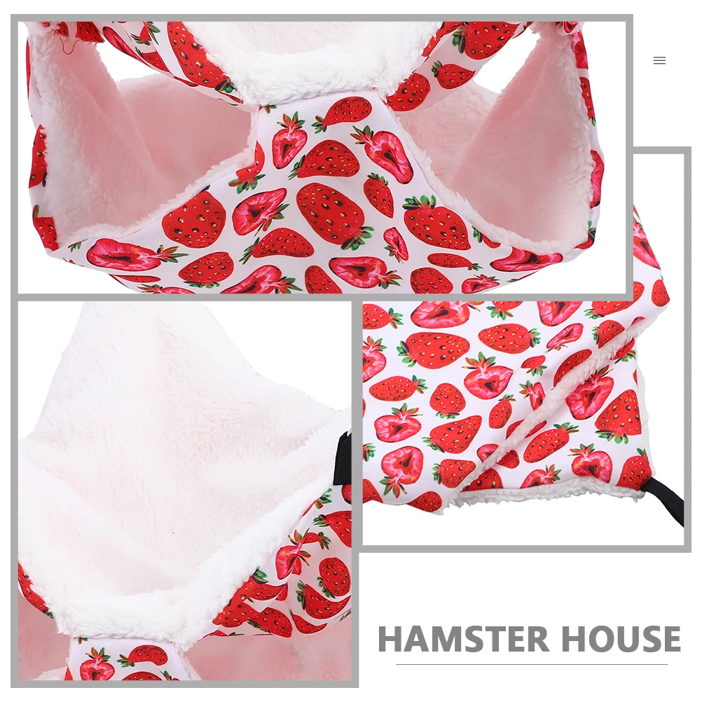 

Pet Hammock Small Animal Beds Hamster Hanging Bed Warm Guinea Pig Bed Comfortable Chinchilla Hammock Cage Accessories Home